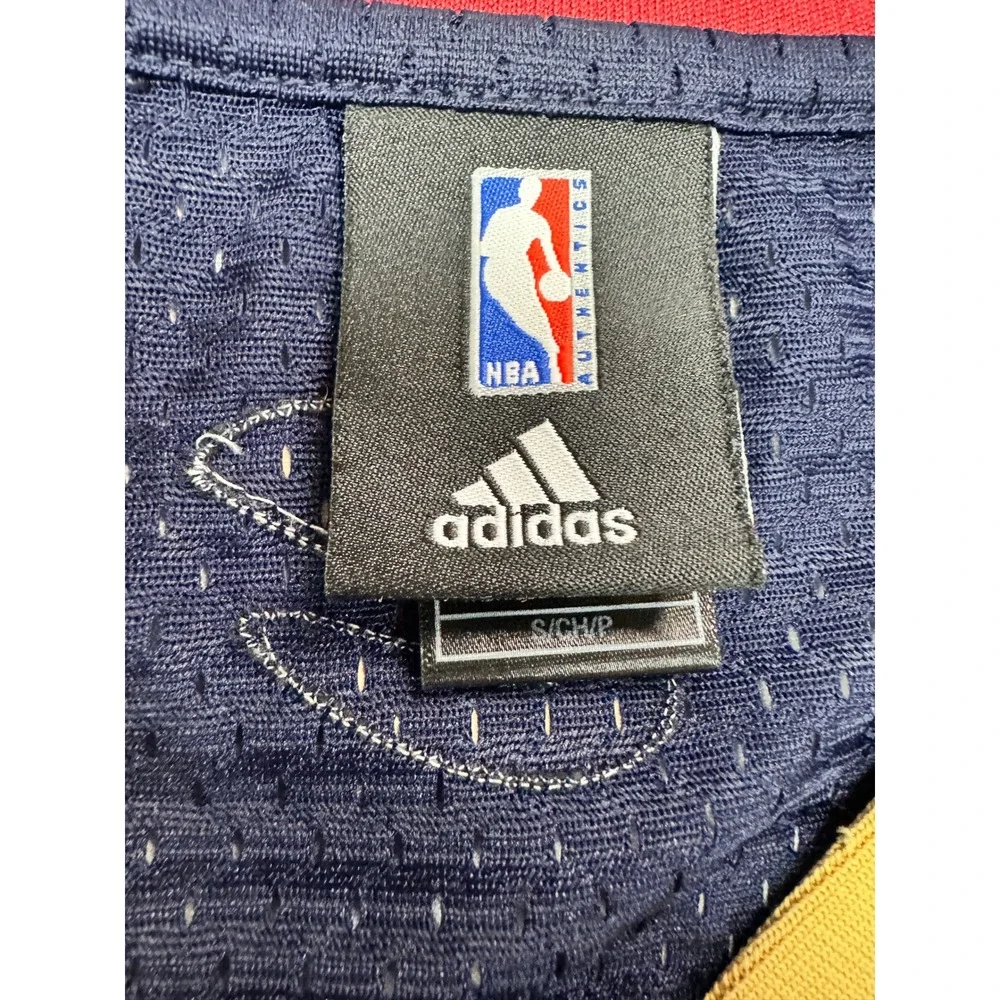 Adidas LeBron James Cleveland Cavaliers Jersey Navy Blue NBA 23 Mens Small 7993A